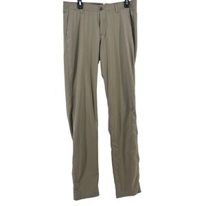 Under Armour Mens Golf Pants Tan Khaki Stretch 34 x 36 Slim Straight